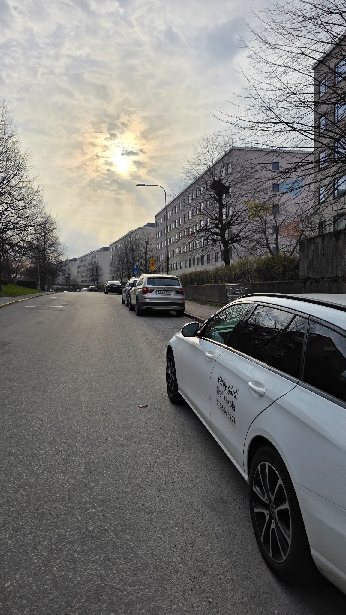 Upphämtning till körlektion nära Skärholmen